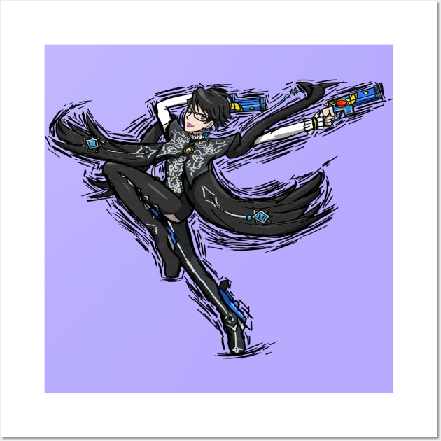 Bayonetta Wall Art by Hawke525